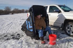 Portable shacks give anglers more angles