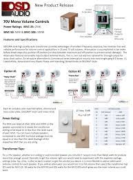 900 schematic signal stat 900 wiring diagram Amazon Com Outdoor Speaker Depot Commercial 70v Volume Controls