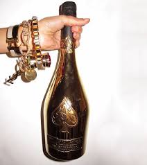 Black Ace Of Spades Bottle Brings Back Vague Recollections Of A Closing Night Party With Oscar Theatreco Champagne Bottle Gold