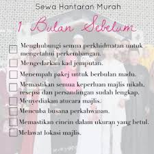 Bagi pilihan kasut pula, anda perlu berbincang dengan pasangan anda pilihan kasut yang disukai. Checklist Setahun Sebelum Perkahwinan