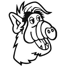 There's no better cure for cabin fever than printing and coloring our free coloring pages for kids. Alf Decal Alf Aliens Funny Vinyl Decal Stickers