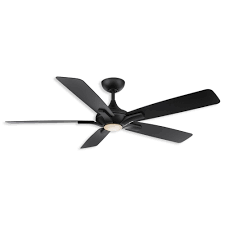 An outdoor ceiling fan is not just a ceiling fan that you install outside. 60 Modern Forms Mykonos 5 Fr W2008 60l Mb Mb Led Outdoor Ceiling Fan Matte Black