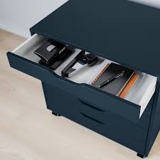 Alex Schubladenelement Auf Rollen Blau Ikea Osterreich In 2020 Drawer Unit Alex Drawer Ikea Alex Drawers