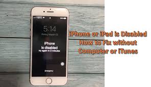 Iphone Ipad Is Disabled Connect To Itunes How To Unlock Without Computer Softwaredive Com