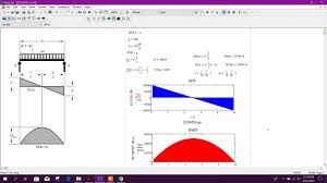 Axial force diagrams come additionally for column design. How To Calculate Sfd Bmd In Mathcad Youtube