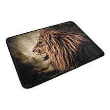 Average rating:0out of5stars, based on0reviews. Fierce African Lion Home Decor Non Slip Doormat Floor Door Mat Indoor Tigers Vs Lions