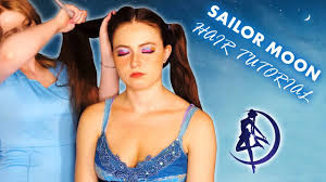 ASMR ultra tingly hair play, soft whispers - Fair gives Lauren a cute  sailor moon hair style tutorial