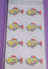 Weitere ideen zu regenbogenfisch, fische, regenbogen. 3d Sticker Regenbogenfisch 8 Stuck Gunstig Kaufen Im Shop Bei Dekowelt Creativ