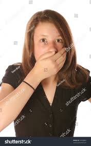 Young Teen Wearing Black Dress Covering Stock Photo 54458863