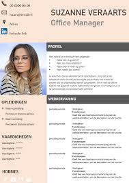 Cv Voorbeeld Word