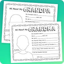 Electric lights milk mirrors televisions 3. All About Grandparents Printables Mrs Merry