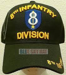 U S Army 8th Infantry Inf Div Division Golden Arrow Pathfinder Forces Cap Hat Premiumhats Baseballcap Infantry Military Hat Military Shirts