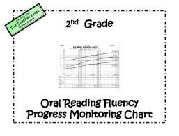 2nd grade monthly reading fluency progress monitoring chart