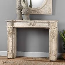 This stone veneer surround switches the direction of the tiles just above the box to show off the shape better, and bring more attention to the area. Large 55 Rustic Wood Fireplace Mantel Traditional Carvings And Fluted Columns Adorn Th Wood Fireplace Mantel Fireplace Mantel Surrounds Reclaimed Wood Mantel