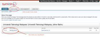 What if i've been a student in a turnitin course previously? Class Enrollment Key Turnitin