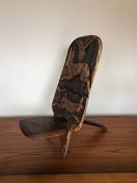 antique african tribal two part carved birthing chair tribal etsy in 2021 carving antiques tribal