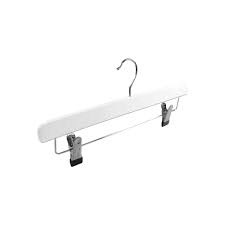 Check spelling or type a new query. White Wooden Trouser Hangers With Clips 25 Pack Displaysense