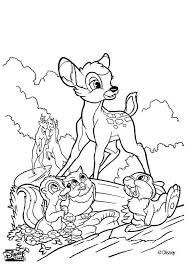 Bambi is a tale of friendship, love and courage. Bambi Thumper Flower Coloring Home