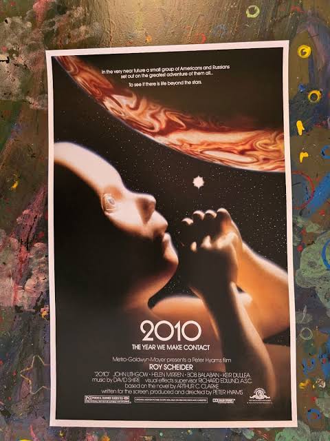 2010 The Year We Make Contact Poster 1984 Roy Scheider Helen Mirren Sci-Fi