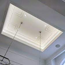 He has offered to put in a small molding in the bathroom and to go over the field tiles (he'd anchor it. Top 40 Best Crown Molding Lighting Ideas Modern Interior Designs