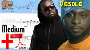 The Easiest Guitar Tabs Sexion D Assaut Desole Medium In 2020 Guitar Tabs Easy Guitar Guitar