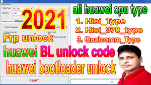 Apr 10, 2020 · qualcomm frp/pattern unlock tool helps to remove lock screen from all qualcomm android devices including xiaomi, oppo, vivo, nokia, and many more android devices. Huawei Bootloader Unlock Tool 2021 For Gsm