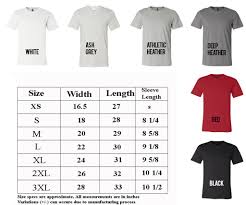 us unisex t shirt size chart rldm