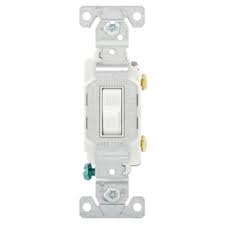 Wiring a light switch is very simple. Cs120w Toggle Switch Single Pole 20 A 120 277 V White