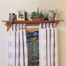 Window Shelf With Curtain Rod View Seller S Other Items Diy Curtains Diy Home Decor Diy Curtain Rods