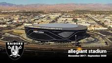 Raiders Allegiant Stadium - Must-see 4K time-lapse movie - YouTube