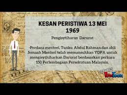 The riot occurred in the aftermath of the 1969 malaysian general election when opposition parties made gains at the expense of the ruling. Darah 13 Mei 1969 Mase Youtube