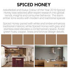 Azkonobel And Dulux Colour Of The Year 2019 Spiced Honey Kitchen Colour Trend Illustration And Text By Zena O Connor O Kitchen Color Trends Dulux Colour Dulux