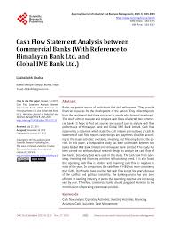 Bbva's global cash management group has developed local and regional solutions for companies seeking to optimize their complete treasury flow—including liquidity management, online banking. Pdf Cash Flow Statement Analysis Between Commercial Banks With Reference To Himalayan Bank Ltd And Global Ime Bank Ltd