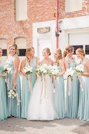 Wedding At Houston Station In Nashville Tennessee Harrison Kristi Stephanie Kase Photography Wedding Bridesmaids Dresses Blue Teal Bridesmaid Dresses Mint Bridesmaid Dresses