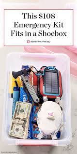 We added a link to our best roadside emergency. This Small Space Emergency Kit Fits In A Shoebox And Only Costs 108 Emergency Prepardness Emergency Prepping Emergency Preparedness