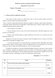  încurajarea evaluării în cadrul grupului/ clasei; Doc Evaluare Sumativa La Limba RomanÄƒ Nicolae Canter Academia Edu