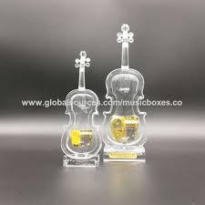 Lovely crystal and glass music boxes with your choice of music from out extensive tune lists, are available from our our music house shop. China Mechanical Wind Up Violin Music Box Transparent Acrylic Crystal Music Boxes Castle In The Sky On Global Sources Souvenir Musical Box Acrylic Music Box Crystal Music Box
