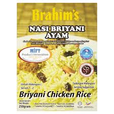 Brahims and sunbestwe are food manufacturer from malaysia who produces simmer sauce paste, our company is currently seeking potential international business partner to help out with this venture brahims and sunbestwe are food manufacturer from malaysia who produces simmer sauce and paste. Brahim S Briyani Chicken Rice 250g Tesco Groceries