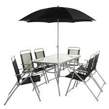 Wilko Rectangle Garden Dining Set 8pc Wilko