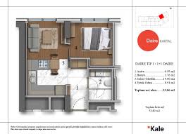 Blokların girişinde yüksek tavanlı 80 m² lobi alanları girişi doğal. Kat Ve Daire Planlari