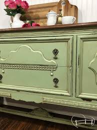 Sage Green Buffet Country Chic Paint Blog Green Painted Furniture Sage Green Furniture Green Distressed Furniture