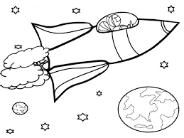 Rocket Coloring Pages Spacecraft Gallery For Kids Space Coloring Pages Coloring Pages Planet Coloring Pages
