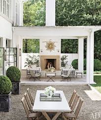 Suzanne Kasler Transforms Her Federal Style Fixer Upper In Atlanta Outdoor Rooms Patio Outdoor Living