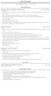 timekeeper resume sample mintresume