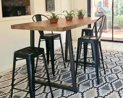 Custom Bar Retail Store Counter Reception Desk Point Of Sale Counter Cash And Carry Wrapping Station Custom Made In 2020 Bar Table High Top Table Kitchen Bar Height Kitchen Table