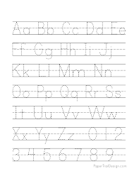Upper and lowercase letters and practice words on each page. Free Printable Alphabet Handwriting Practice Sheets Paper Trail Design