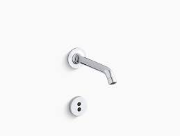 Kitchen sink faucet kohler sous wall mount kitchen faucets 1 kitchen faucets. K T11840 Purist Wall Mount Touchless Faucet Trim With 35 Degree Spout Kohler