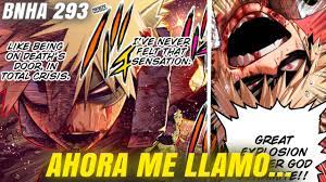 BOKU NO HERO ACADEMIA [293] ¡¡EL NUEVO NOMBRE DE HÉROE DE BAKUGO!! - YouTube