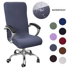 You'll receive email and feed alerts when new items arrive. Waterproof Elastic Chair Covers Rotating Stretch Office Computer Desk Seat Removable Slipcovers Buy From 11 On Joom E Commerce Platform