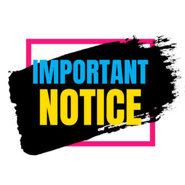 Important Notice PNG Transparent Images Free Download | Vector Files | Pngtree